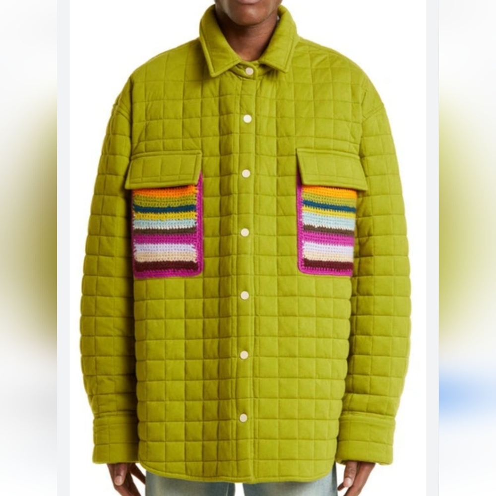 The Elder Statesman over shirt/coat
